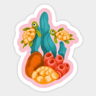 aquatic life Sticker